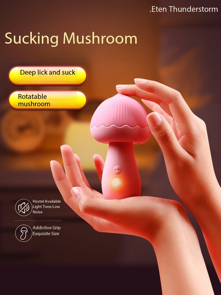 Leten Thunder Storm Small Mushroom Head Tongue Kiss Massage Instrument 052